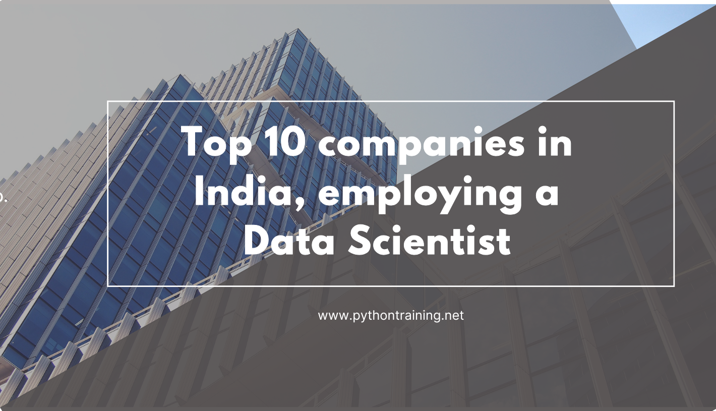 Top 10 companies in India, employing a Data Scientist