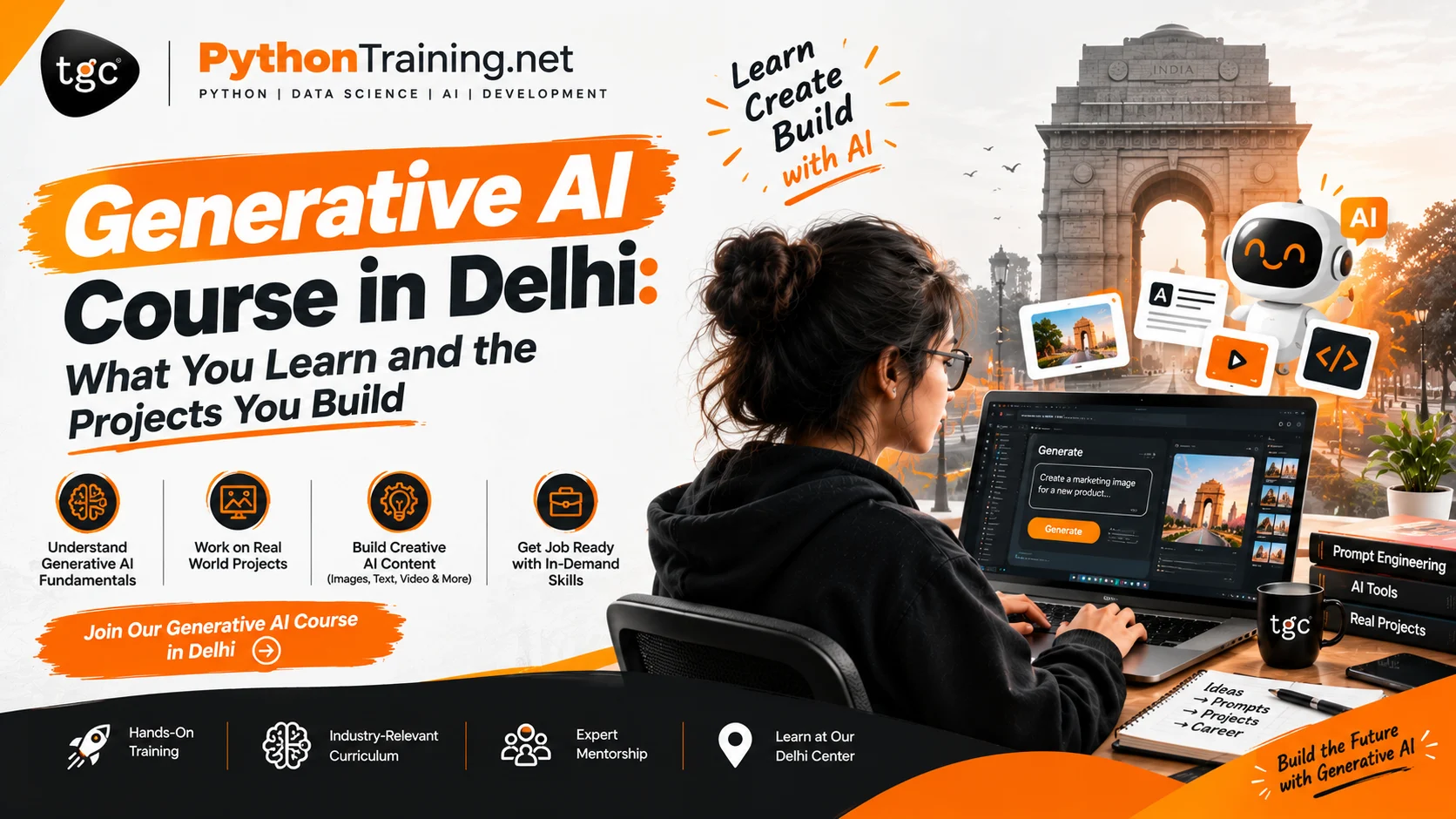 Generative AI Course in Delhi: What You Learn and the Projects You Build